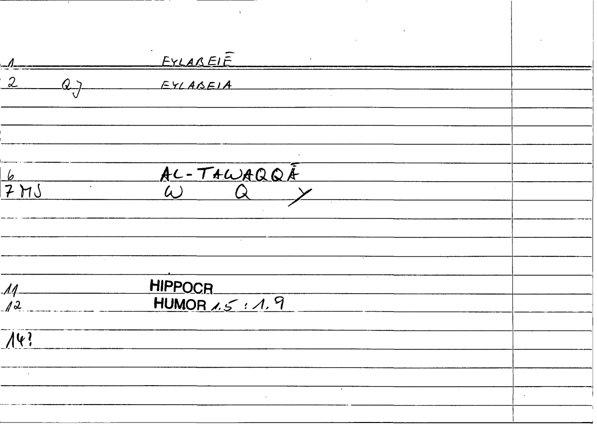 Filecard Hippocr.Humor.0904