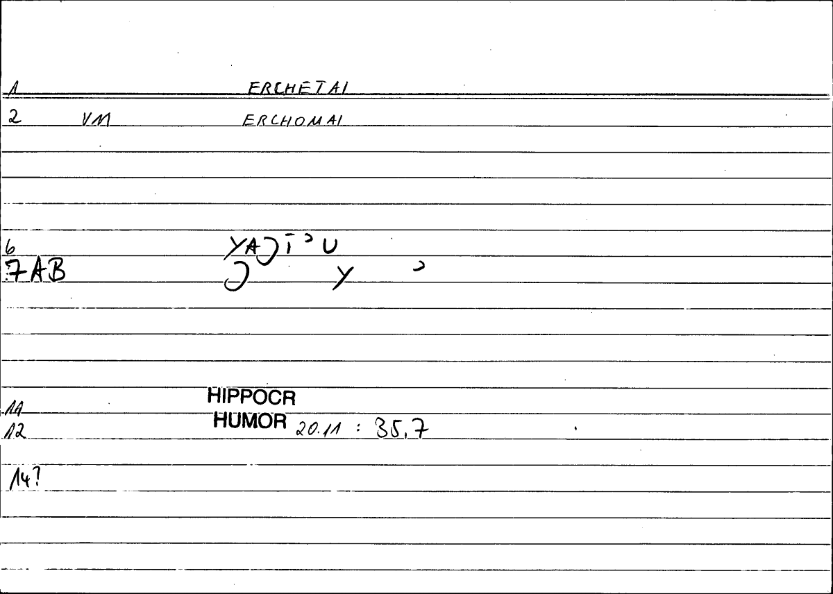 Filecard Hippocr.Humor.0965