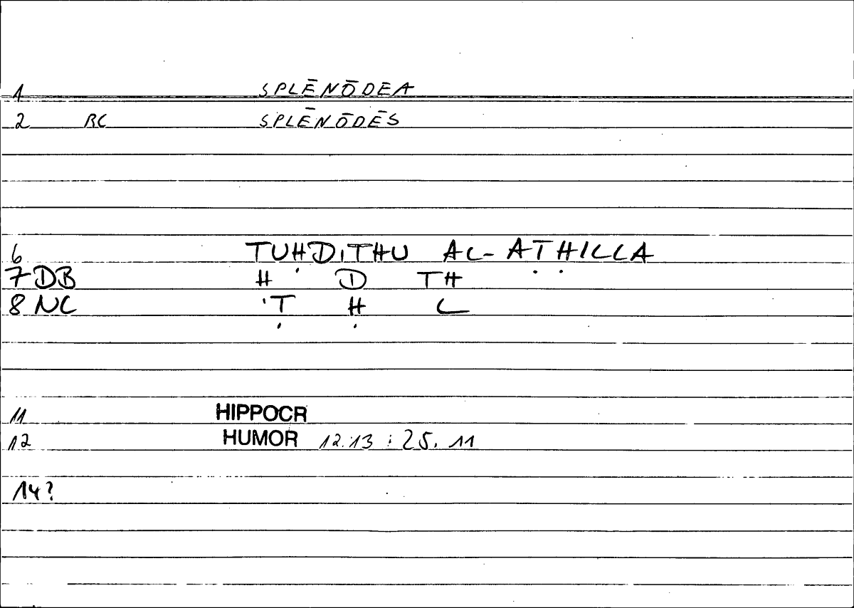 Filecard Hippocr.Humor.0992