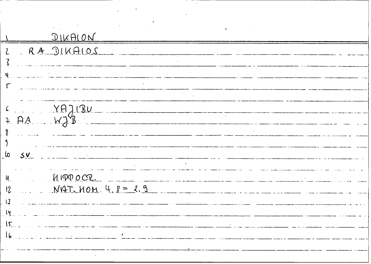 Filecard Hippocr.Nat-hom.1061