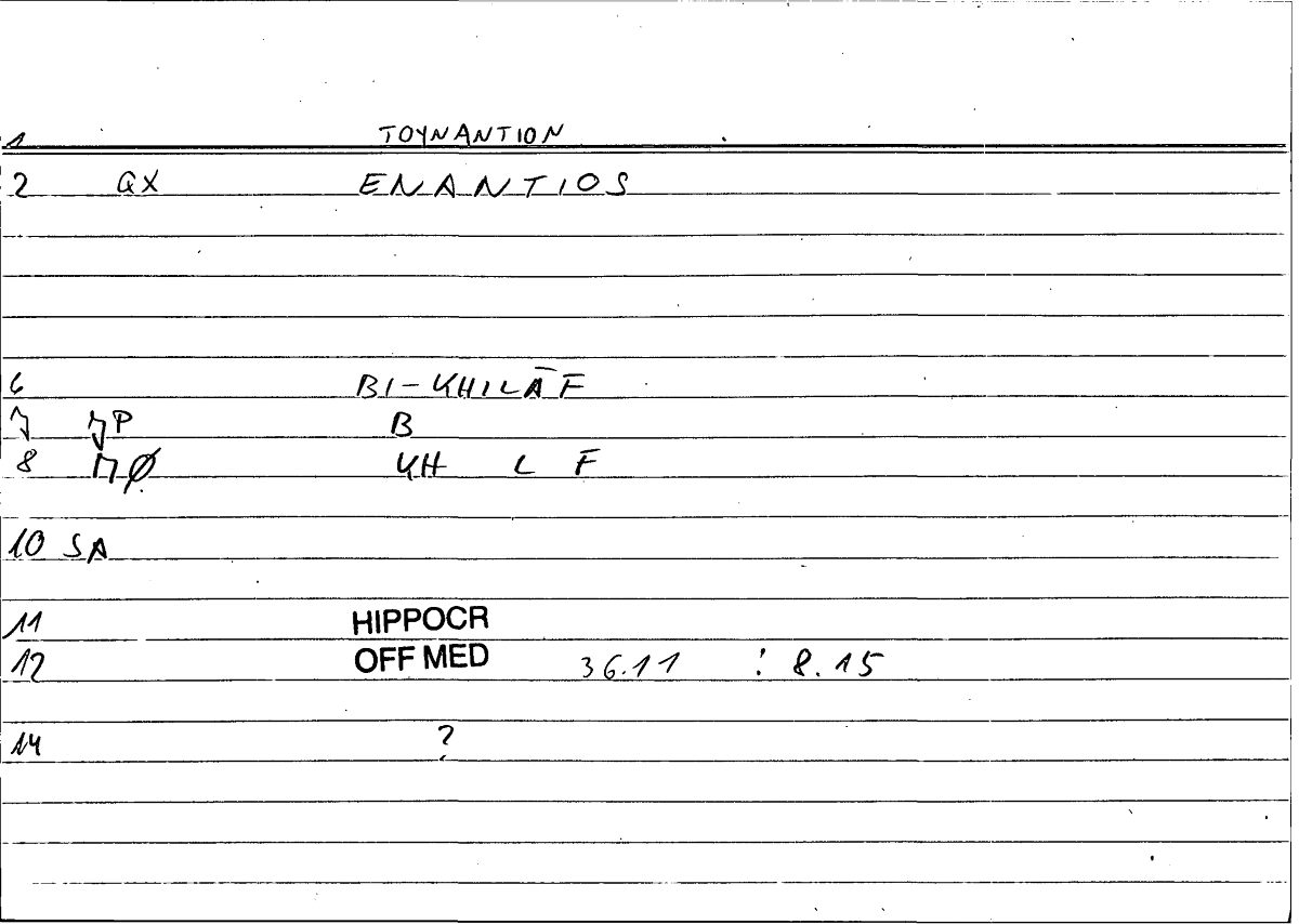 Filecard Hippocr.Off-med.0104