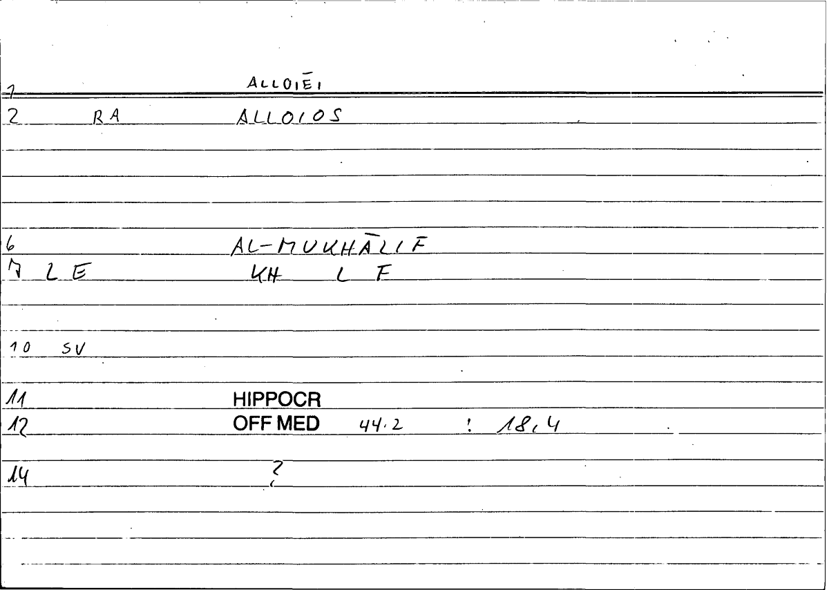 Filecard Hippocr.Off-med.0105