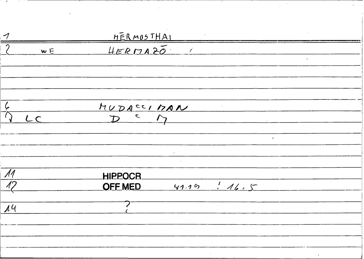 Filecard Hippocr.Off-med.0121