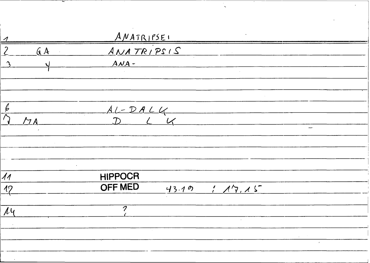 Filecard Hippocr.Off-med.0125