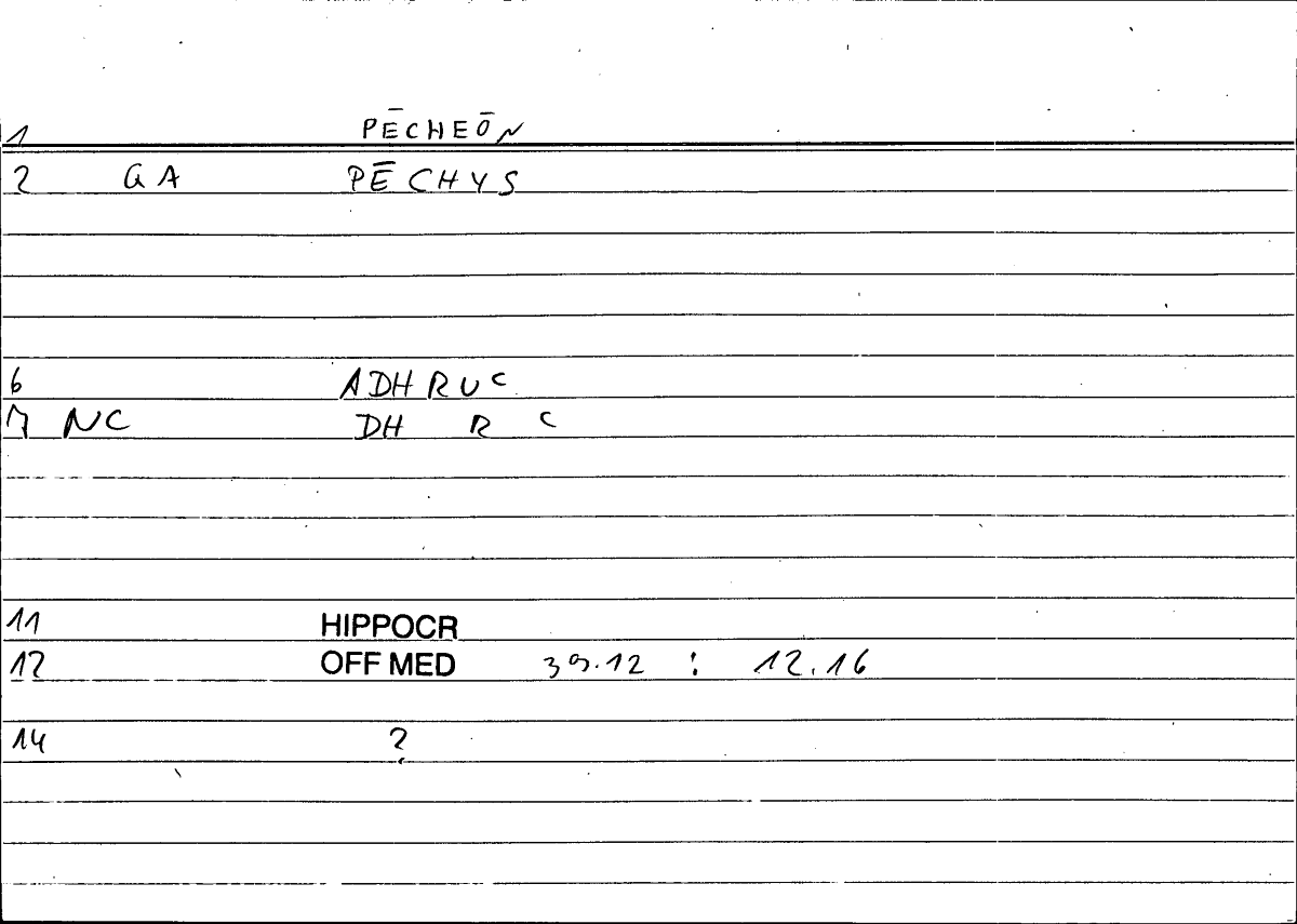 Filecard Hippocr.Off-med.0130