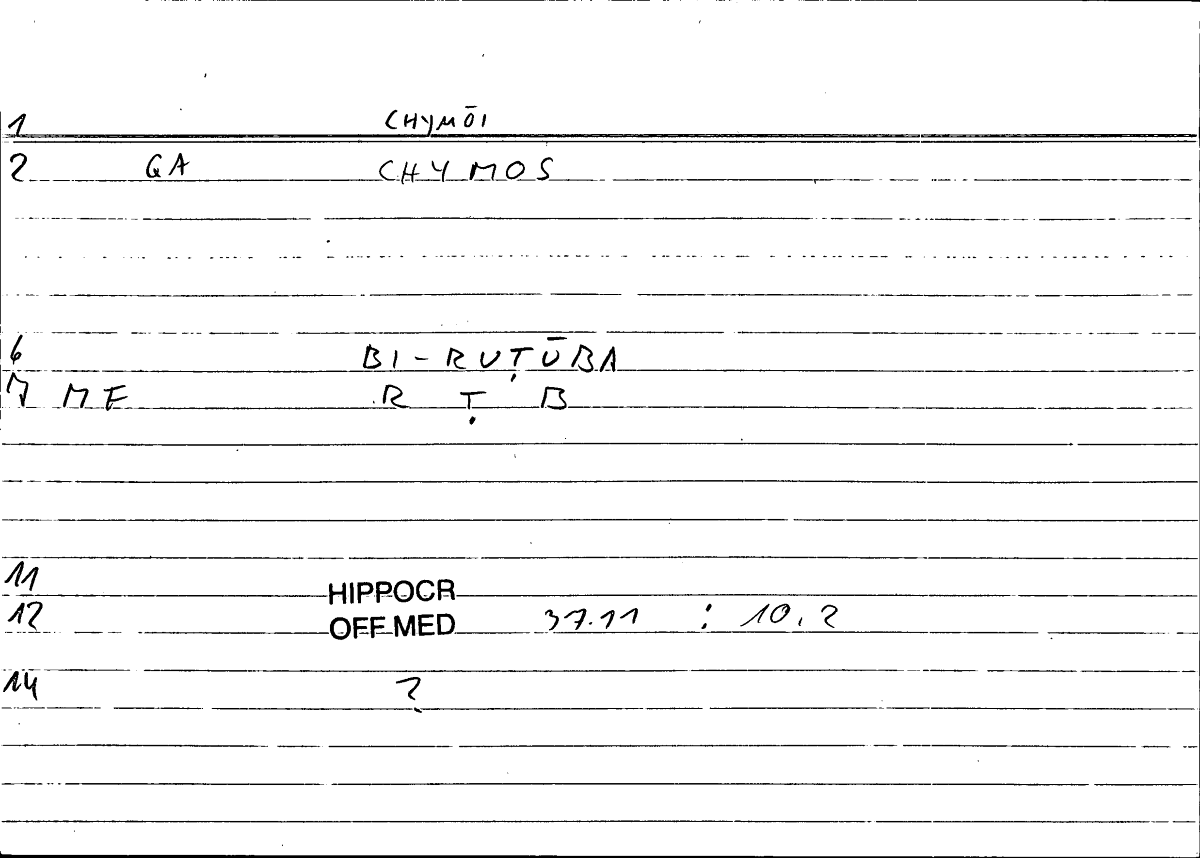 Filecard Hippocr.Off-med.0172