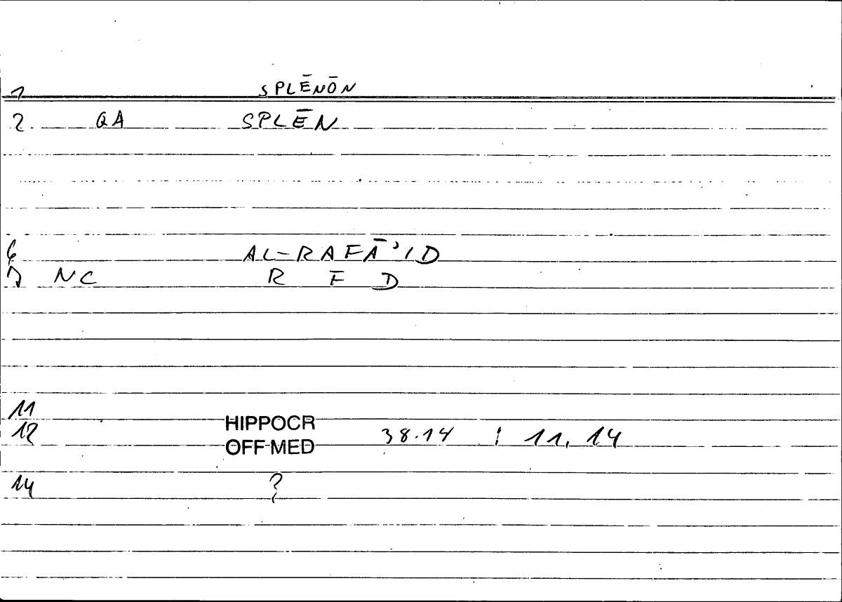 Filecard Hippocr.Off-med.0173