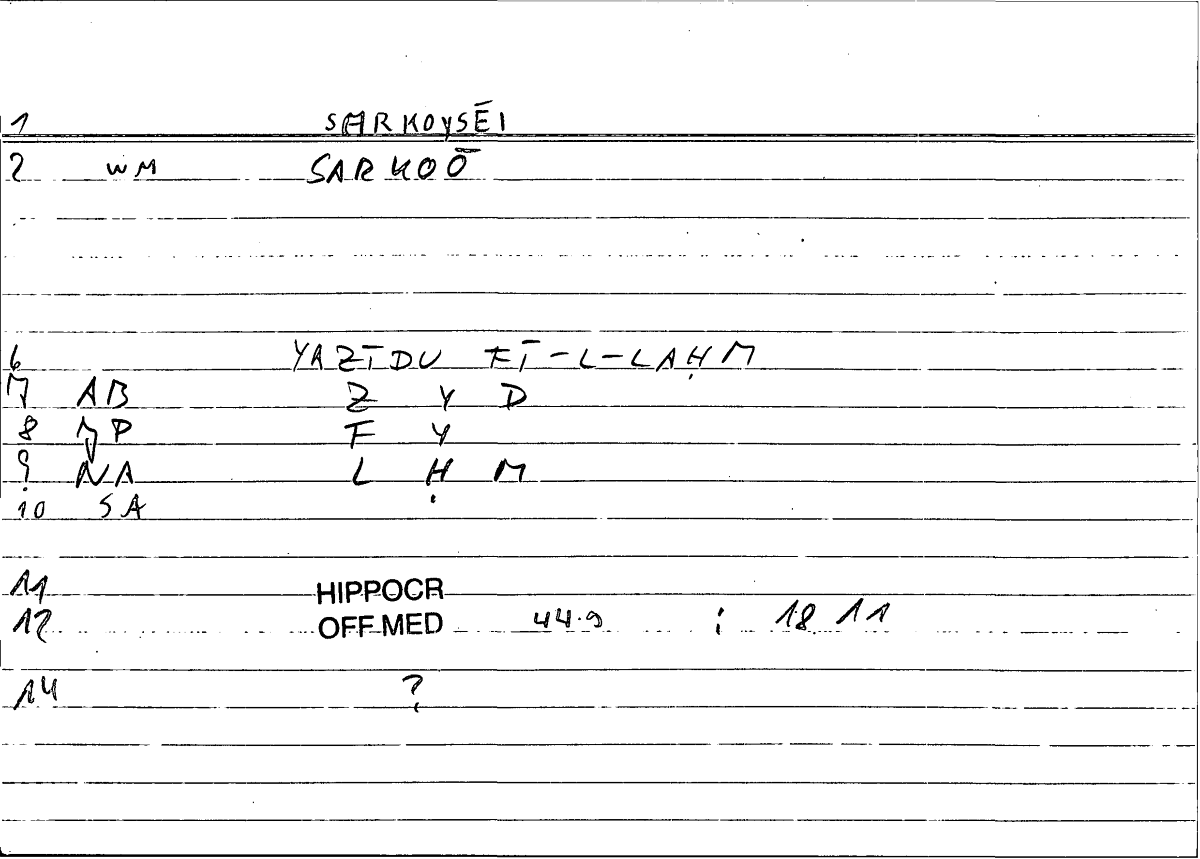 Filecard Hippocr.Off-med.0203