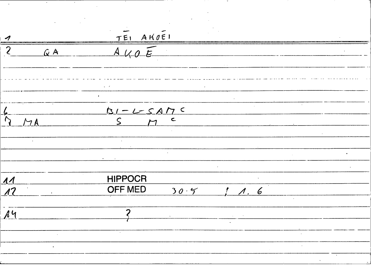 Filecard Hippocr.Off-med.0227