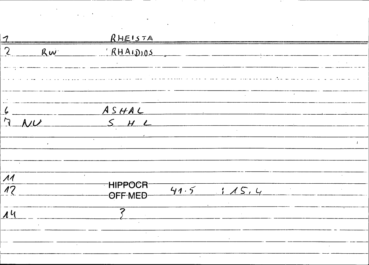 Filecard Hippocr.Off-med.0233