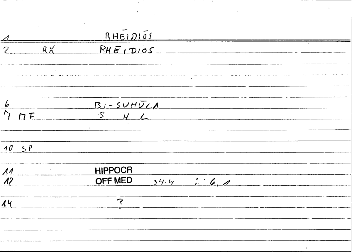 Filecard Hippocr.Off-med.0234