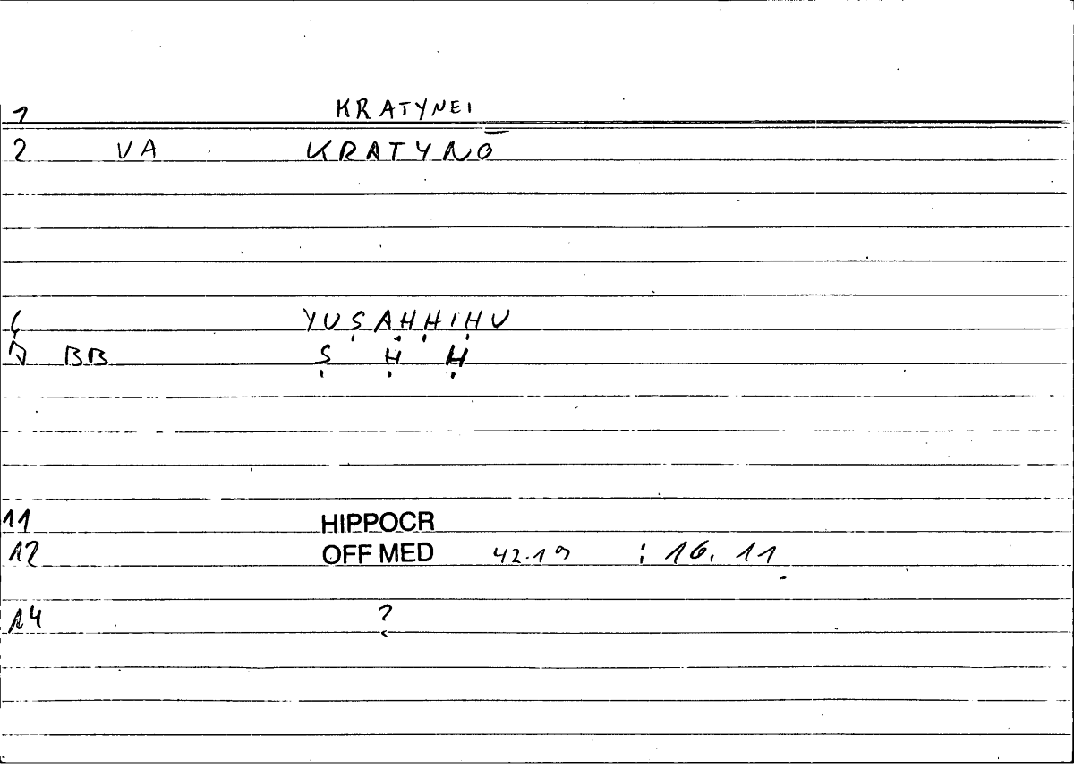 Filecard Hippocr.Off-med.0274