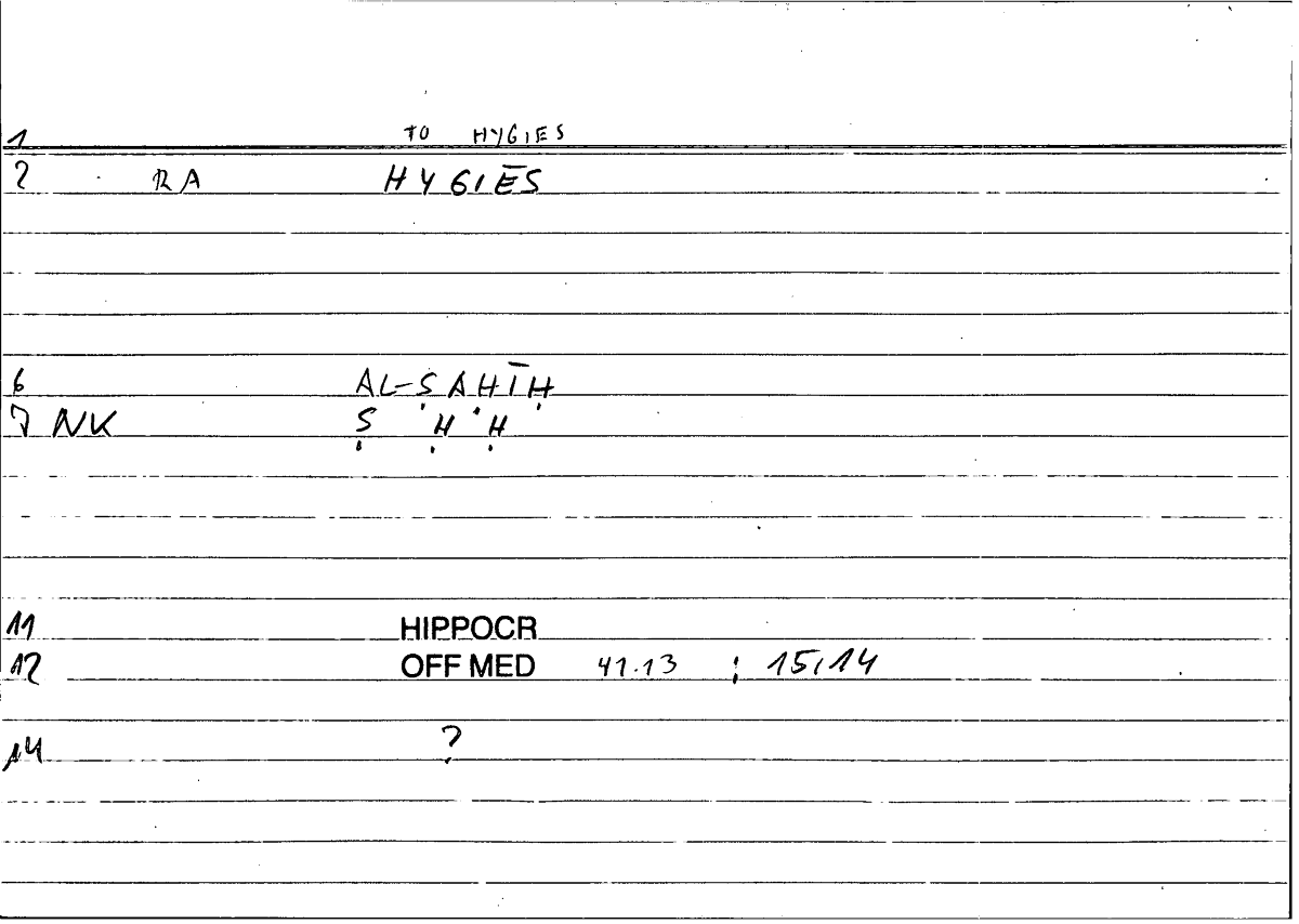 Filecard Hippocr.Off-med.0277