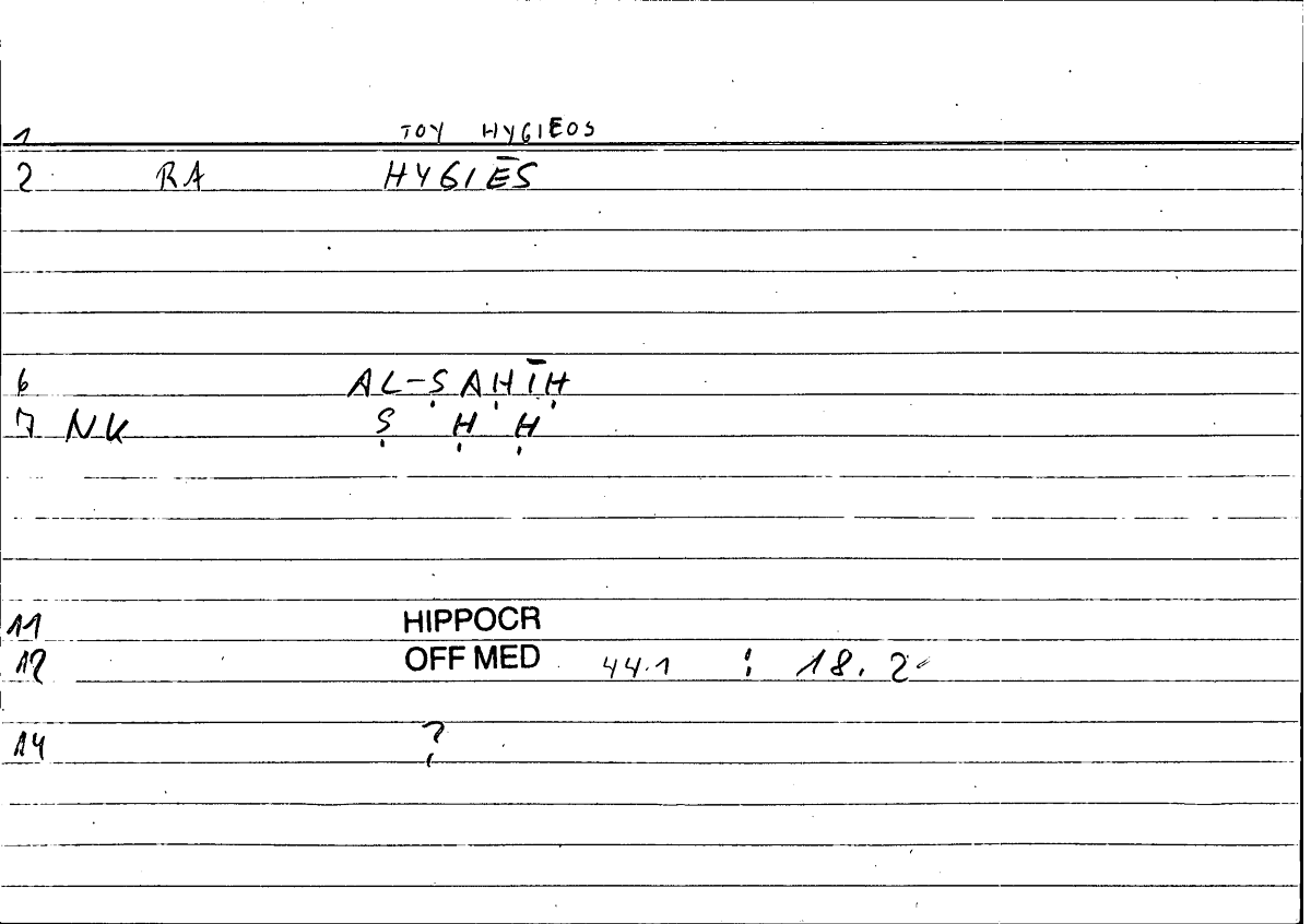 Filecard Hippocr.Off-med.0278