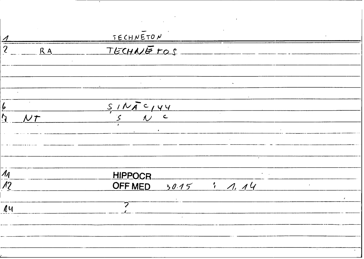 Filecard Hippocr.Off-med.0286