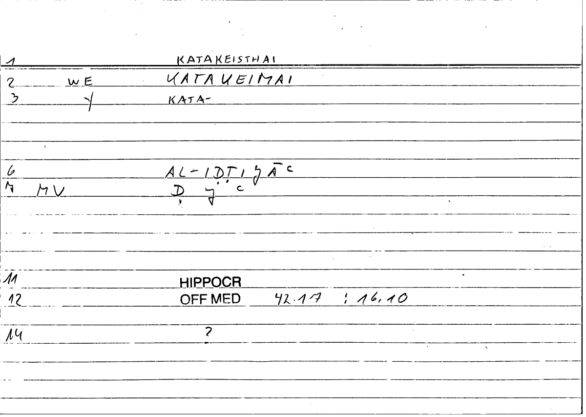 Filecard Hippocr.Off-med.0289