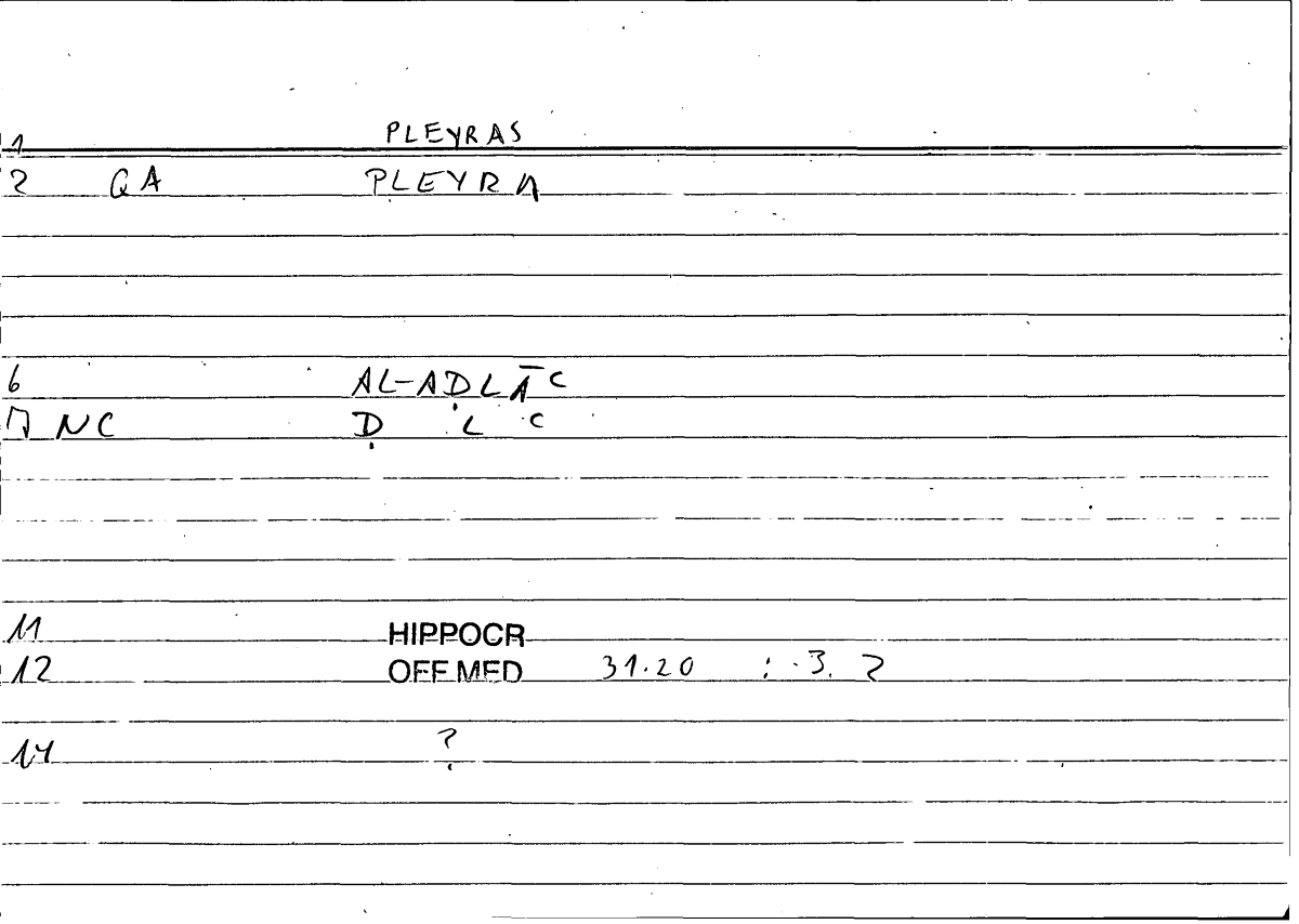 Filecard Hippocr.Off-med.0310