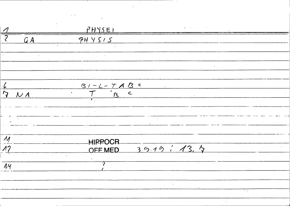 Filecard Hippocr.Off-med.0320