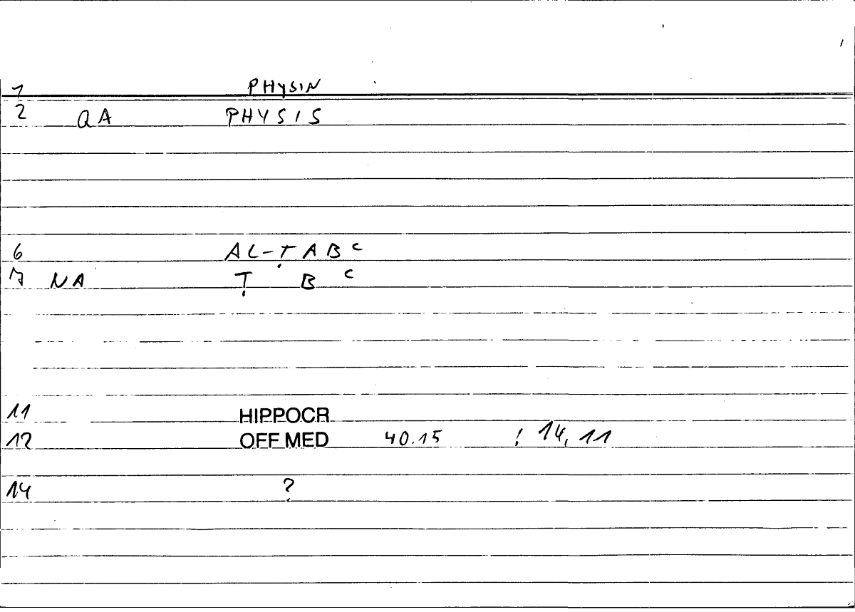 Filecard Hippocr.Off-med.0321