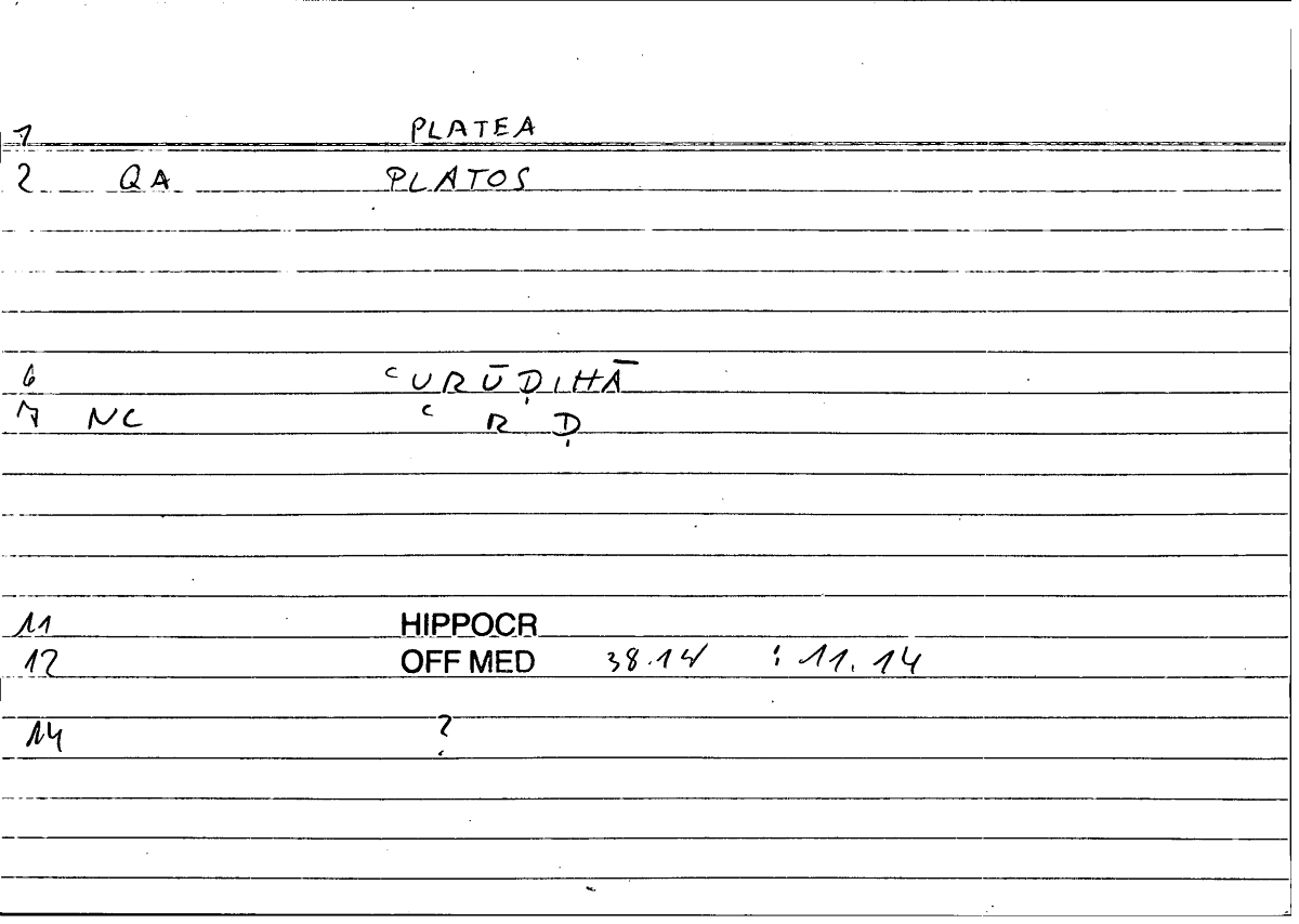 Filecard Hippocr.Off-med.0350