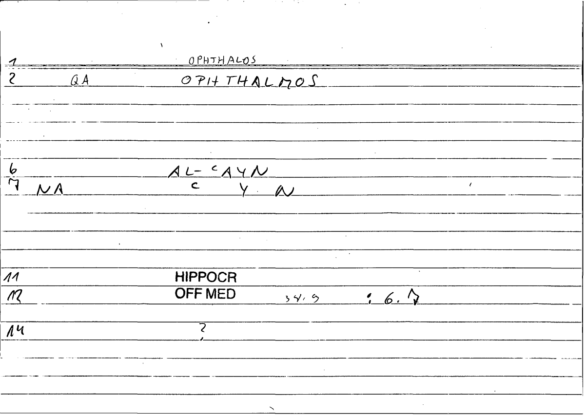 Filecard Hippocr.Off-med.0449