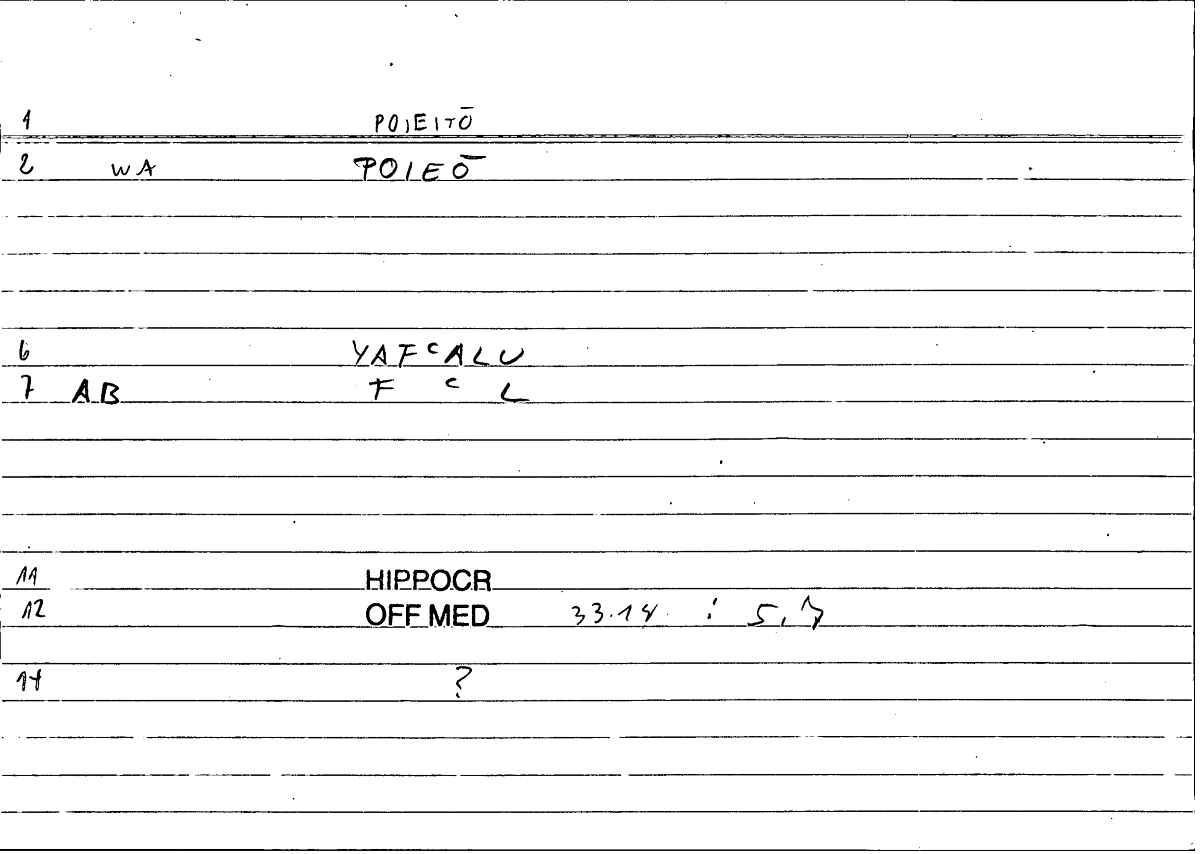 Filecard Hippocr.Off-med.0532