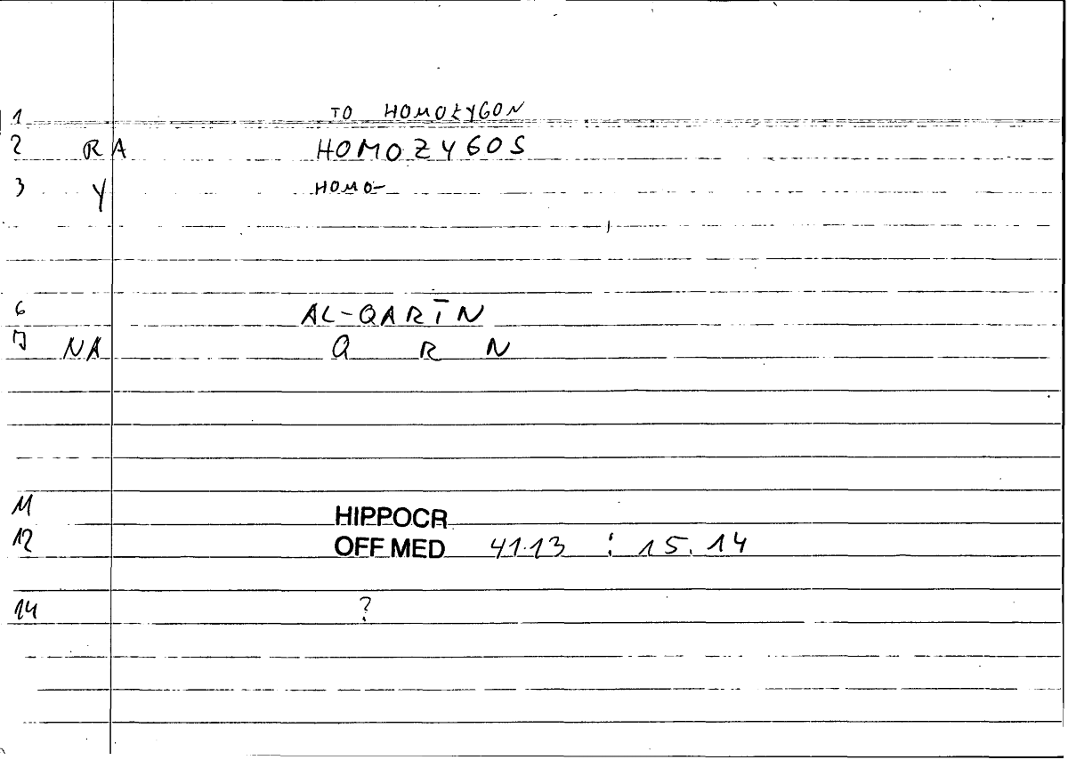 Filecard Hippocr.Off-med.0577