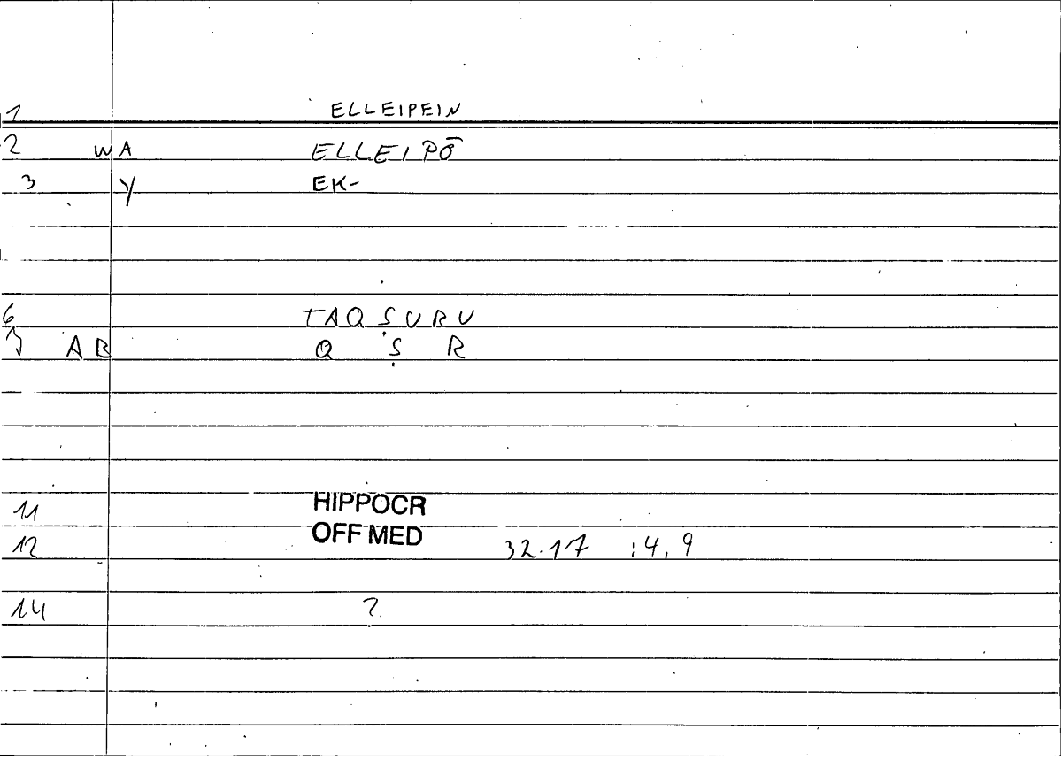 Filecard Hippocr.Off-med.0580