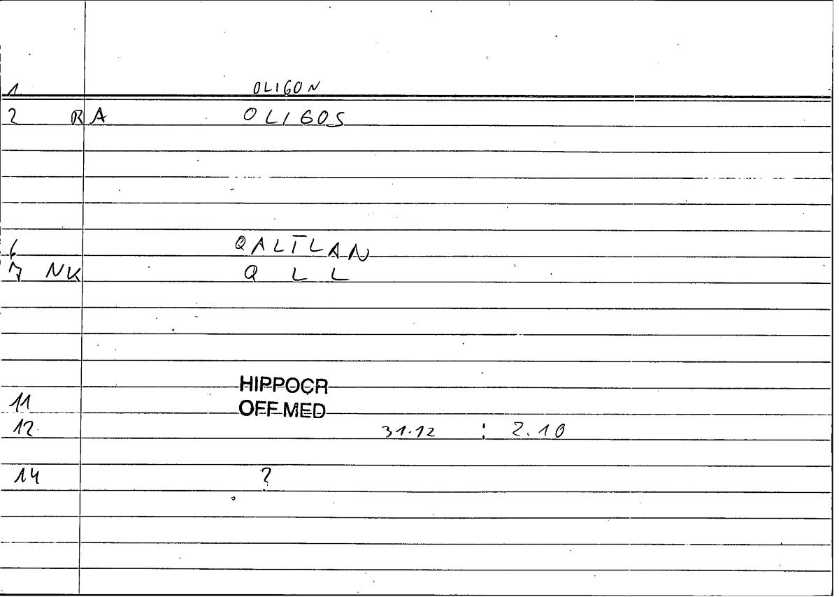 Filecard Hippocr.Off-med.0586