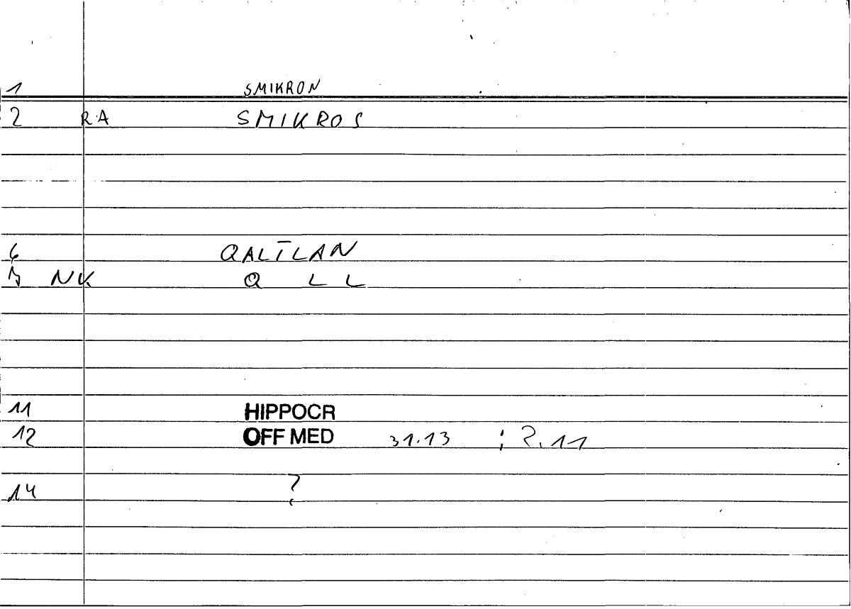 Filecard Hippocr.Off-med.0587