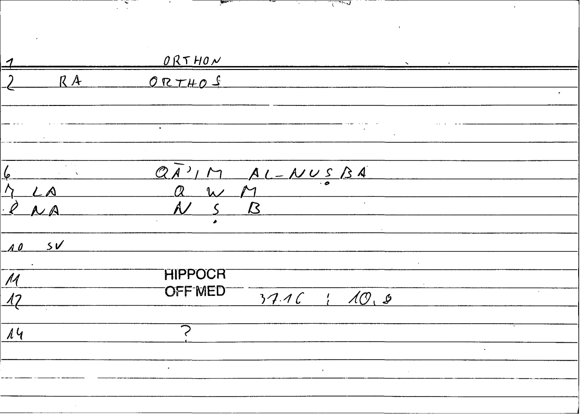 Filecard Hippocr.Off-med.0598