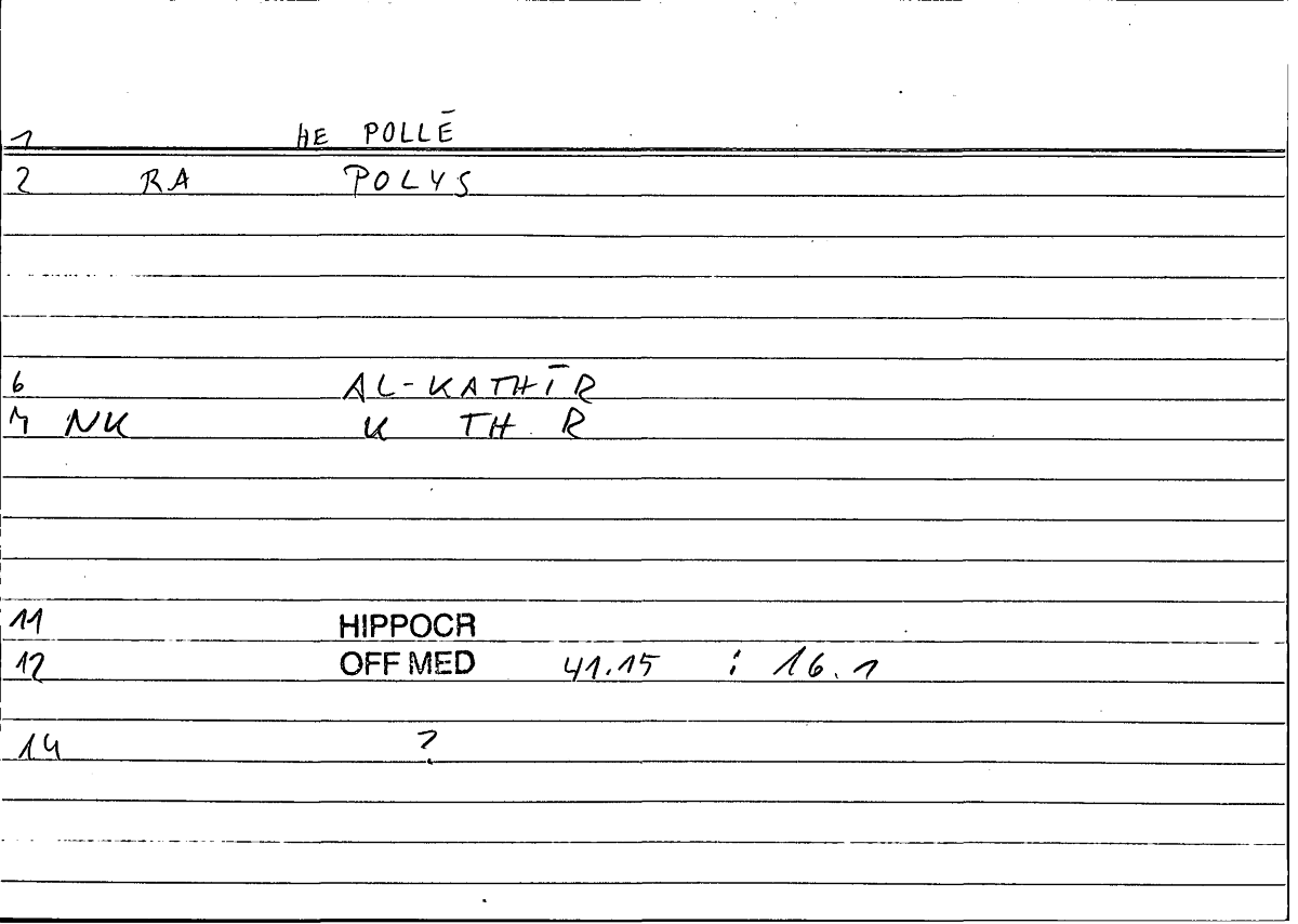 Filecard Hippocr.Off-med.0613
