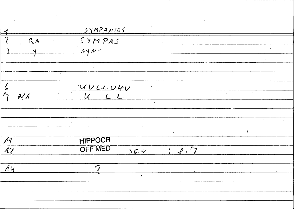Filecard Hippocr.Off-med.0630