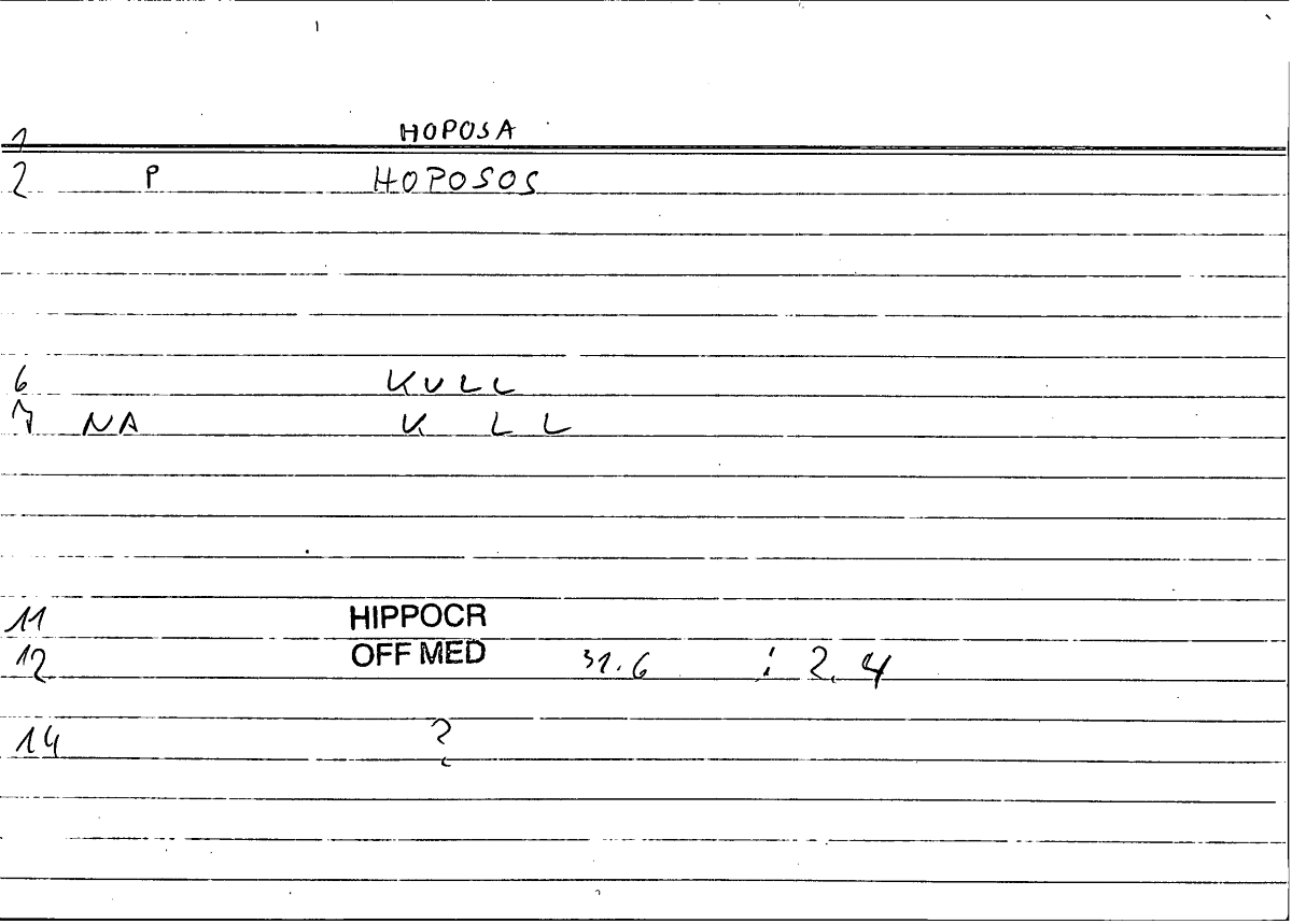 Filecard Hippocr.Off-med.0631