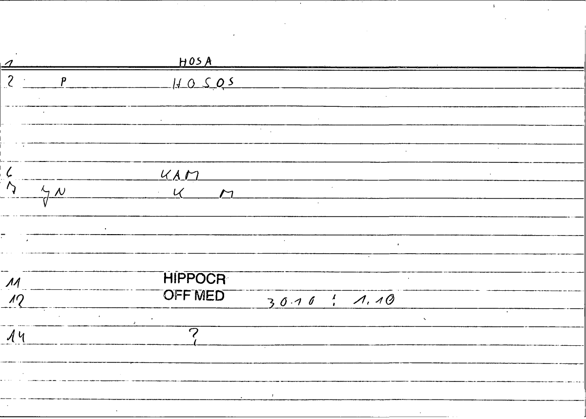 Filecard Hippocr.Off-med.0638