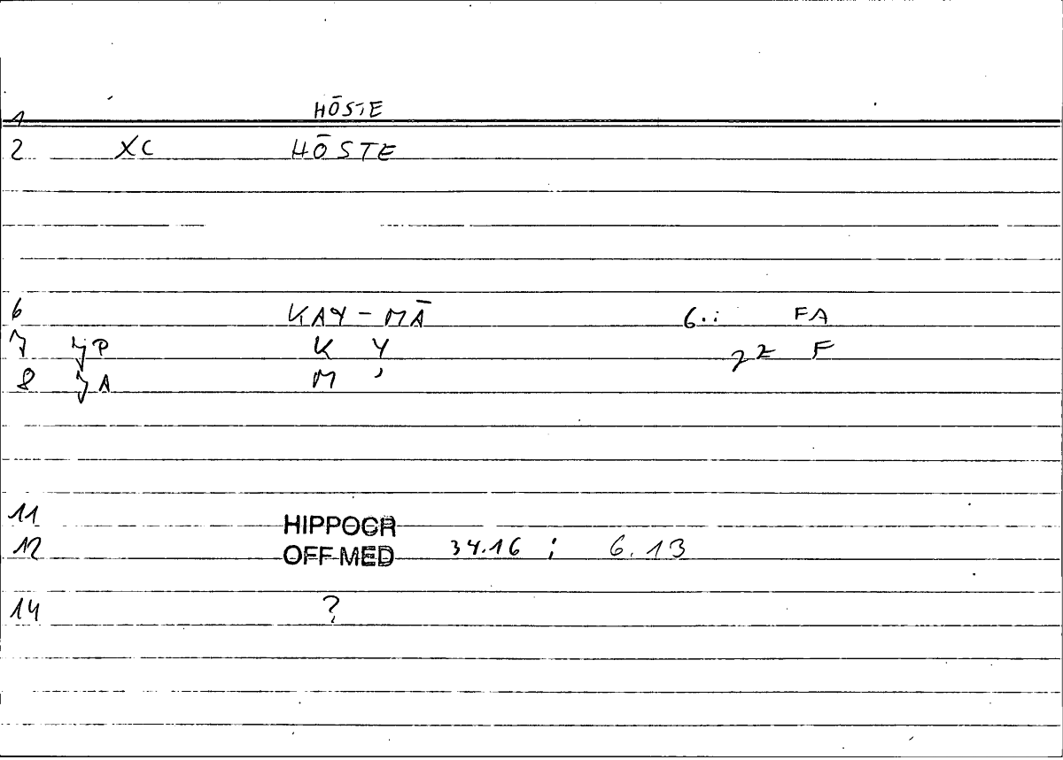 Filecard Hippocr.Off-med.0641