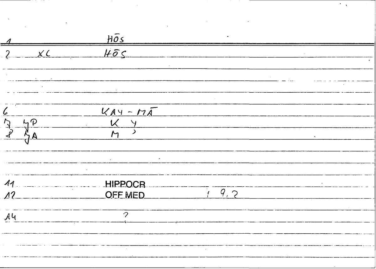 Filecard Hippocr.Off-med.0642
