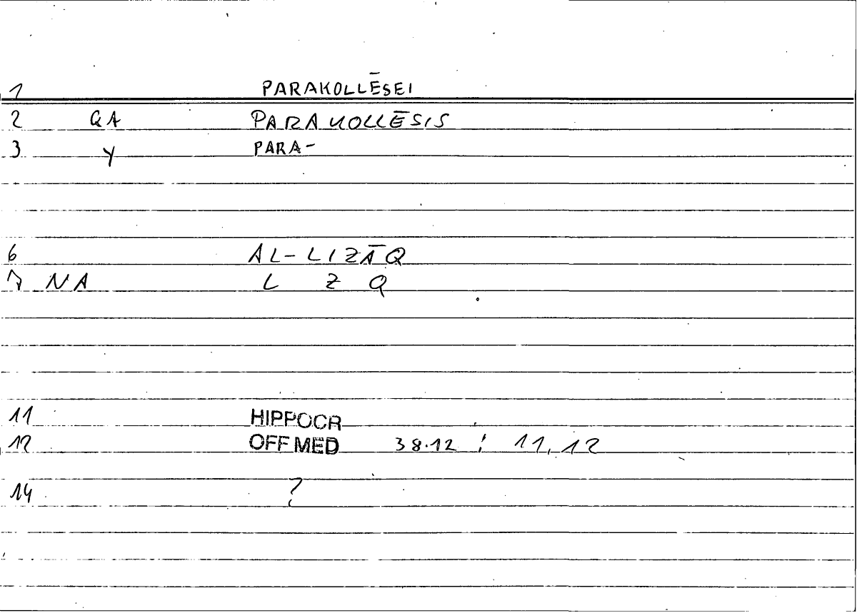 Filecard Hippocr.Off-med.0650