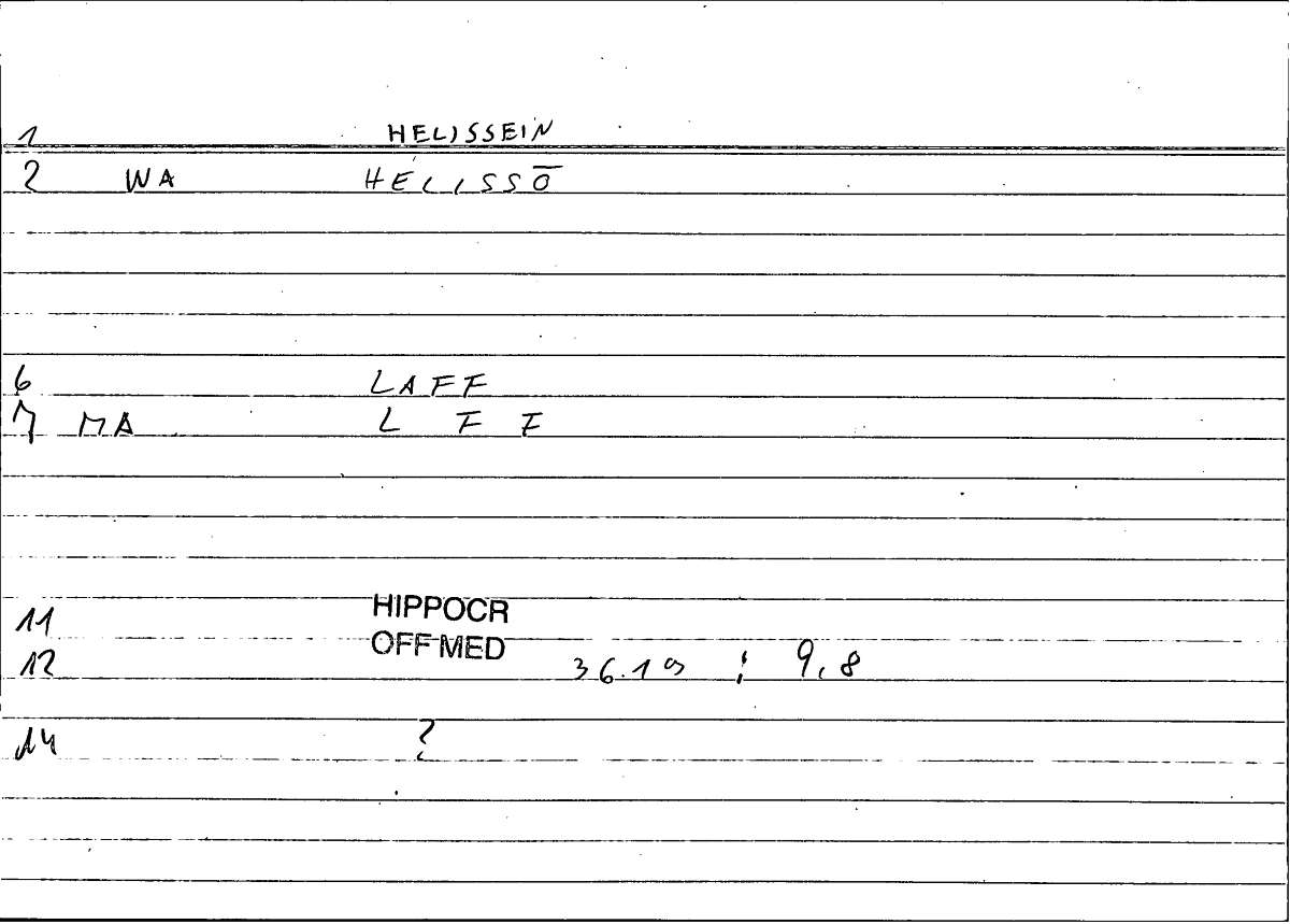 Filecard Hippocr.Off-med.0657