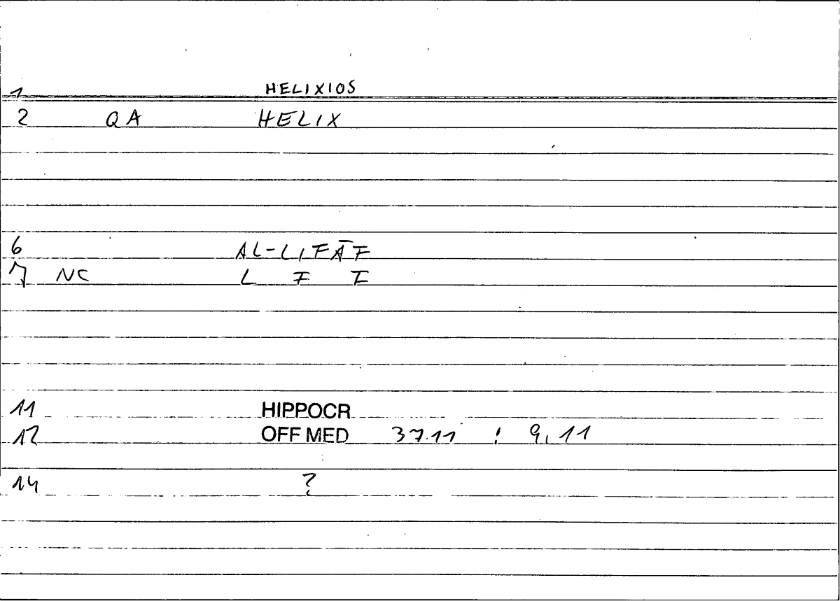 Filecard Hippocr.Off-med.0658