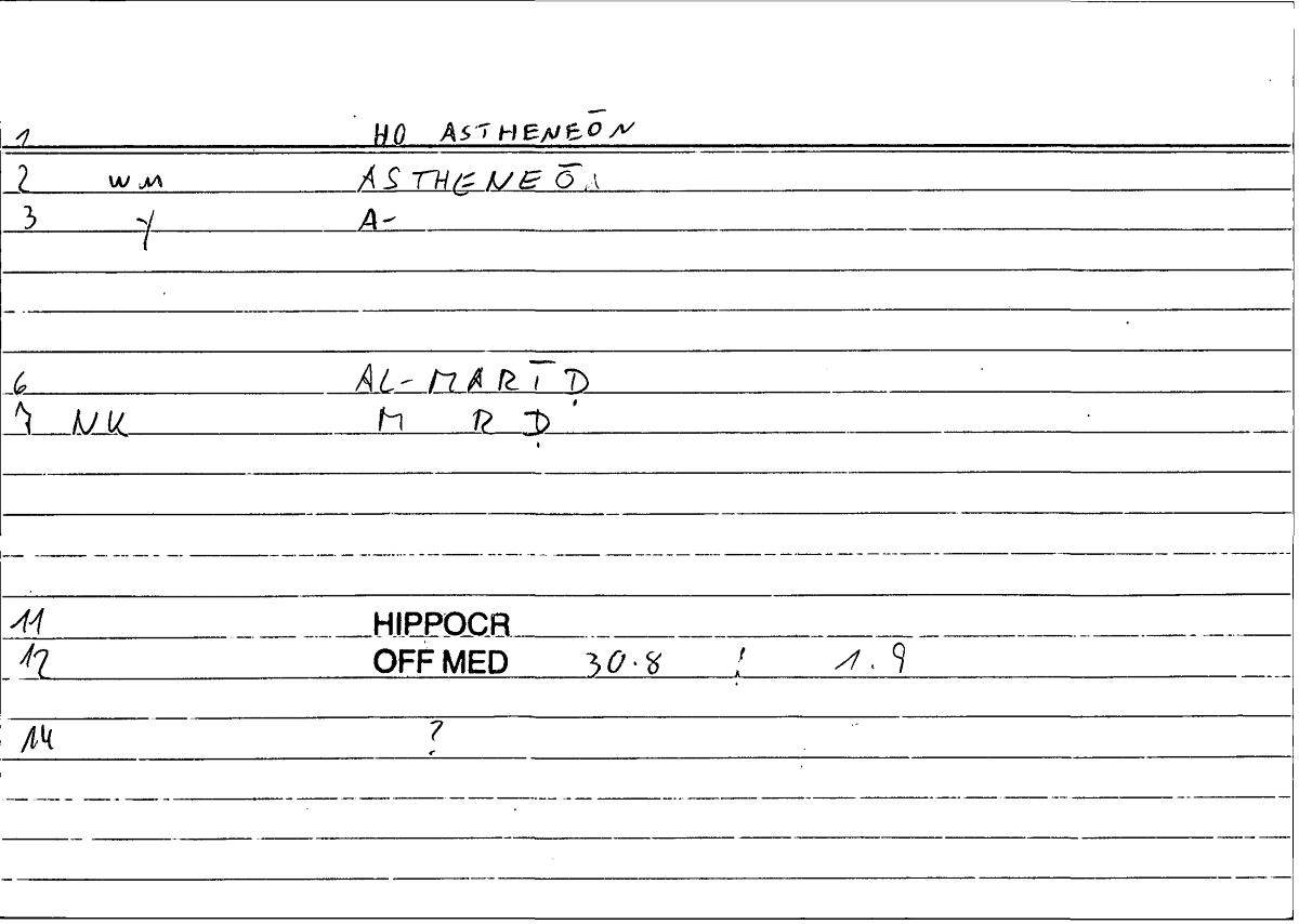 Filecard Hippocr.Off-med.0721