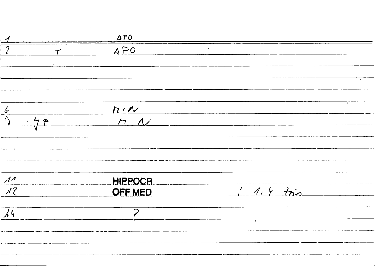 Filecard Hippocr.Off-med.0733