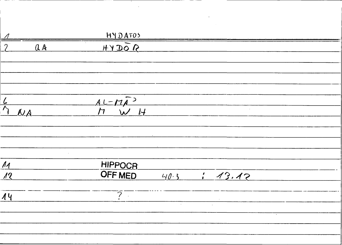 Filecard Hippocr.Off-med.0739