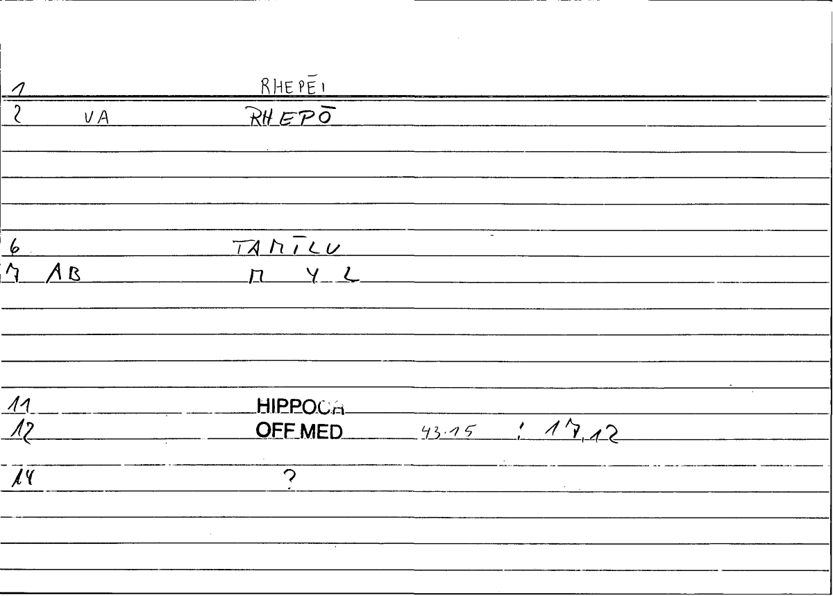 Filecard Hippocr.Off-med.0740