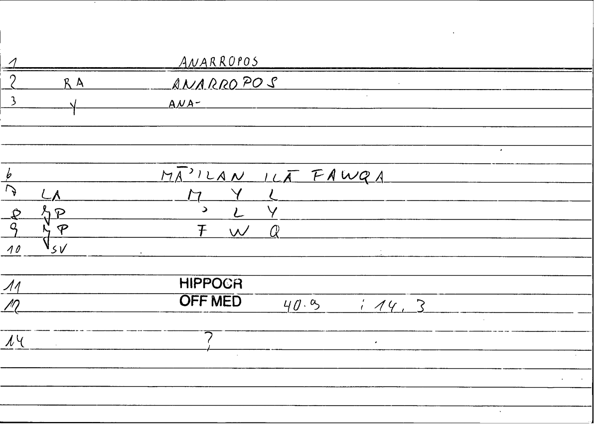 Filecard Hippocr.Off-med.0745
