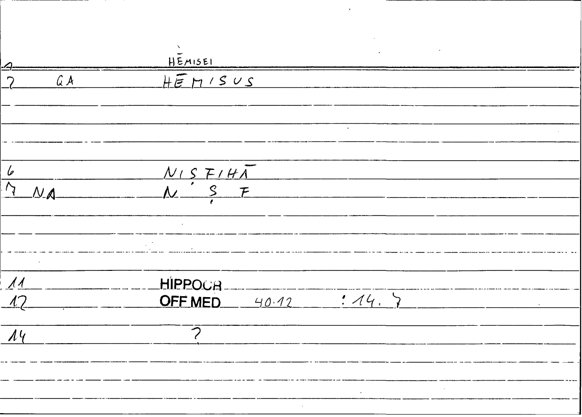 Filecard Hippocr.Off-med.0757