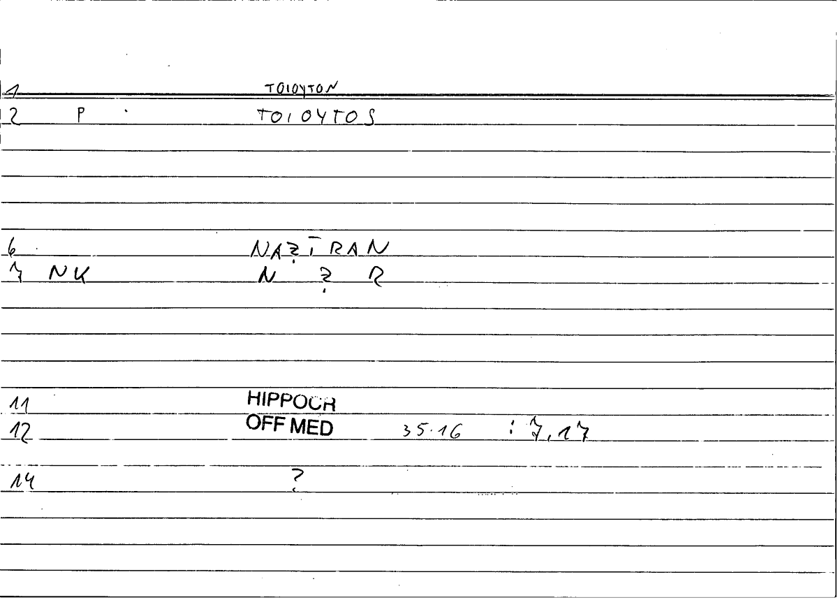 Filecard Hippocr.Off-med.0761