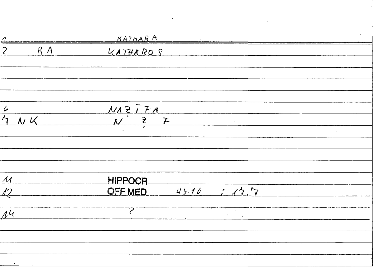 Filecard Hippocr.Off-med.0765