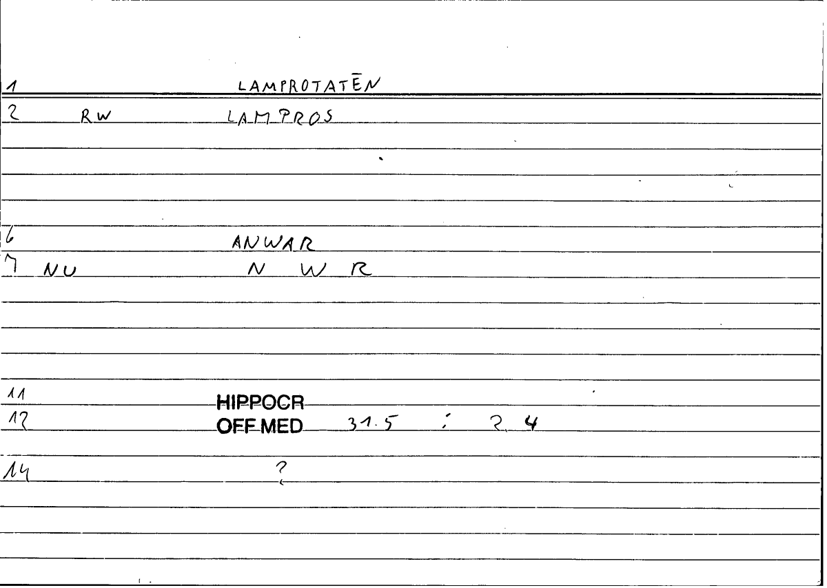 Filecard Hippocr.Off-med.0780