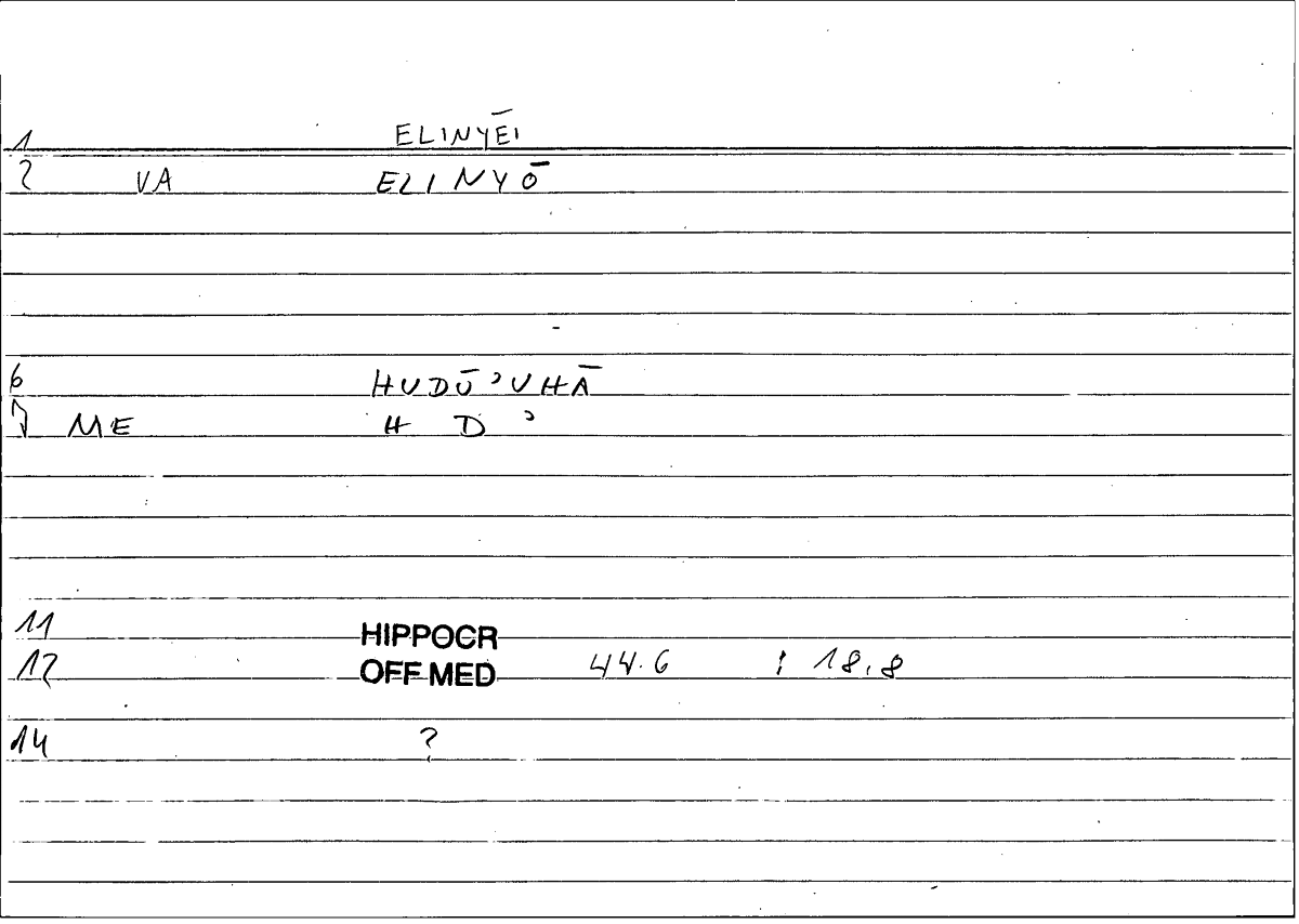 Filecard Hippocr.Off-med.0787